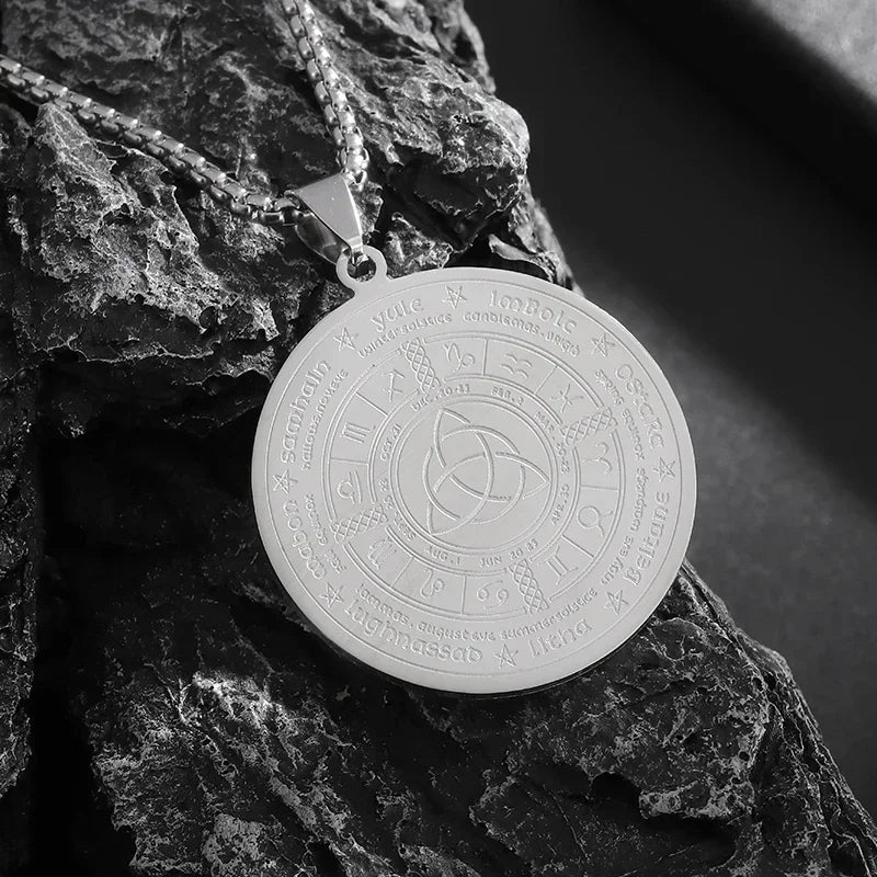 Celtic Trinity Knot Pendant Necklace — Zinc Alloy