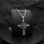 Cross Steel Pendant Rose Summer Earth Jumpy