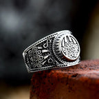 Fashion Viking Rune Pattern Bear claw Celtic knot Ring Stainless Steel Mens Punk Jewelry BR8-739