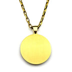 Moon Gold Pendant Natural Shell Witch Ball Spell