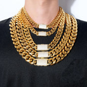 Iced Out Stainless Steel Chain 22MM Heavy