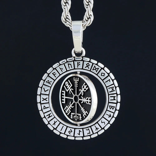 Celtic Viking Wolf Pendant — 925 Silver