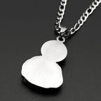 Sacred Heart Jesus Amulet Pendant Necklace — Stainless Steel