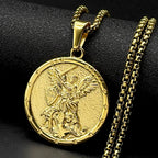 Saint Michael Angel Medal Pendant