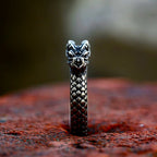 Viking Ouroboros Snake Ring — Stainless Steel