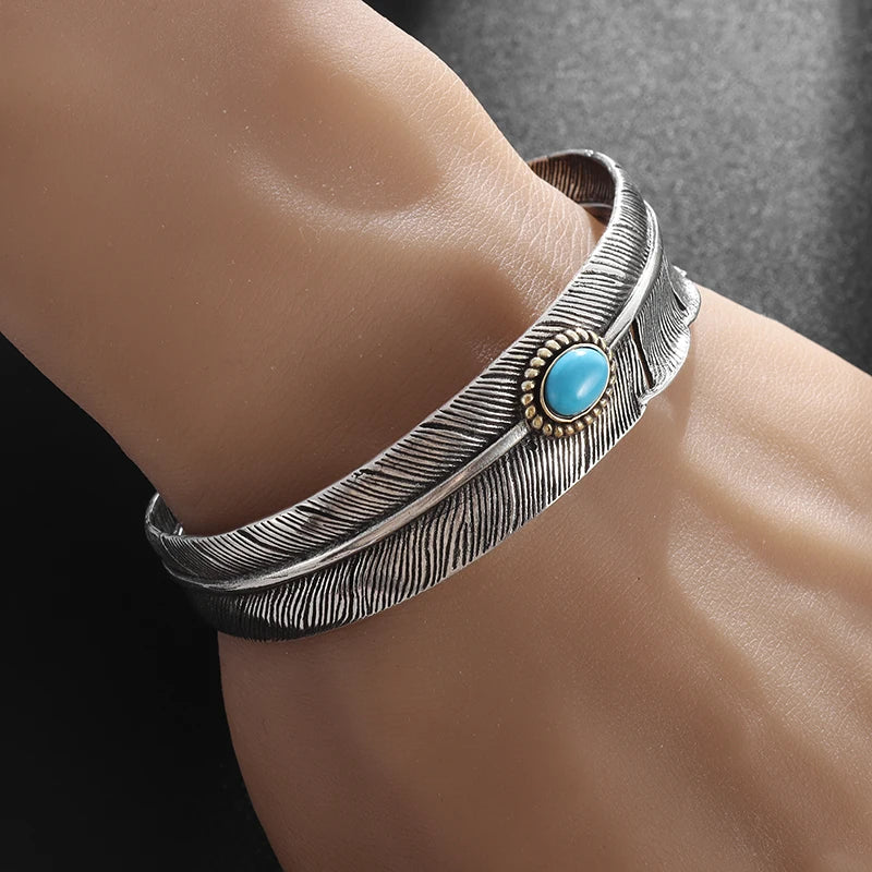 Men\'s Personalized Retro Ethnic Animal Pixiu Bangles Men Women Cuff Bracelets Casual Jewelry Gifts