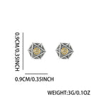 Stainless Steel Magnetic Stud Earrings Minimal