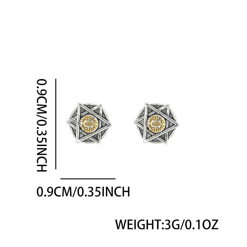 Stainless Steel Magnetic Stud Earrings Minimal