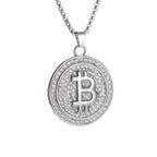Hip Hop Rock Rapper Blessing Alphabet Pendant Necklace for Personality Men Fashion Street Trend Jewelry Accessories Gift
