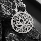 Sun Moon Star Trinity Pendant Necklace