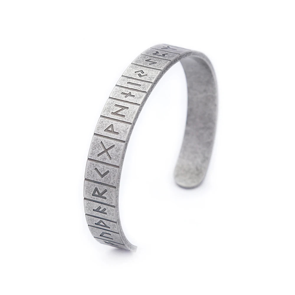 Viking Rune Bracelet — 316L Stainless Steel