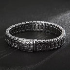Motorcycle Wide Link Chain Bracelet — Stainless Steel, 19-24cm