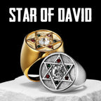 Star of David Ring — Stainless Steel