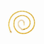1pc Fashion Unisex Snake Chain Stainless Steel Jewelry Flat Snake Herringbone Chain Necklaces for Women Men New Trend