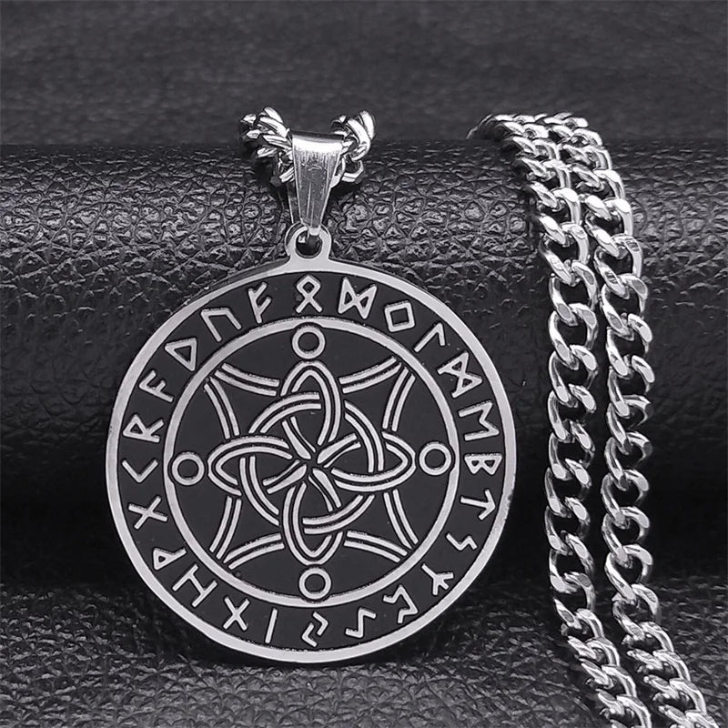 Viking Pagan Celtic Knot Pendant — Stainless