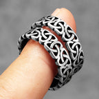Celtic Knot Hollow Ring Stainless Steel