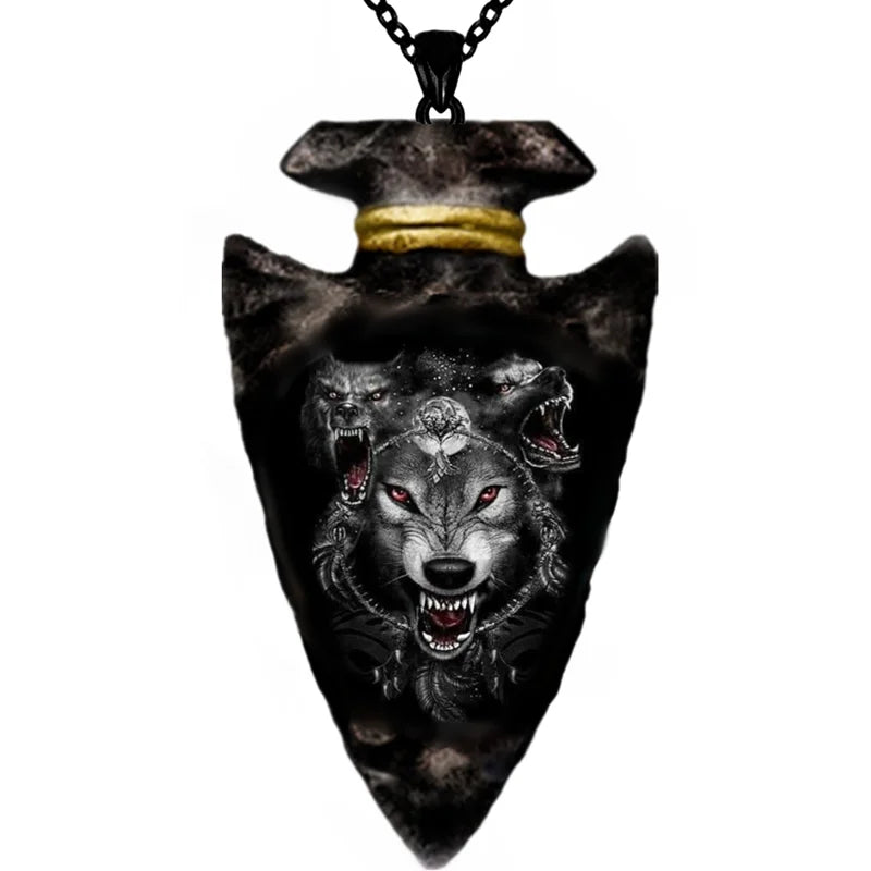 Gothic Crow Black Chain Pendant Necklace Hip Hop Necklace for Men Stainless Steel Jewelry Accessories Men Halloween Party Gifts