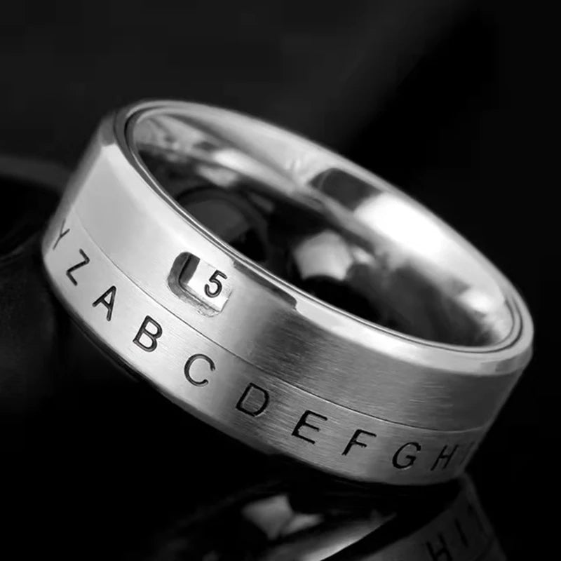 Viking Gothic Finger Spinner Ring — Stainless Steel