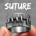 Suture Ring Stainless Steel Retro