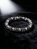 Men's Bracelet Natural Stone Hematite Arrow Bead Beaded Bracelet for Vigour Protection Strength Confidence & Grounding Jewelry