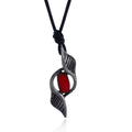 DMC Devil Maycry Pendant Necklace Devil Hunter Dante Perfect Amulet Red Crystal Necklaces for Women Men Choker Jewelry