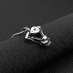 Fashion Punk Style Mask Men's Pendant Titanium Steel Hanging Neck Jewelry Student Hipster Hot Sale