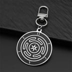 Greek Myth Silver Chain Mythology Hecate Wheel