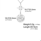 Witch Knot Pentagram Double Amulet Protection Necklace