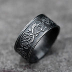 Norse Viking Dragon Ring — Stainless Steel