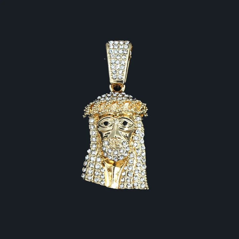 Iced Out Jesus Tennis Chain Necklace 4mm