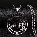 Goetia Seal Satan Pendant Necklace — Stainless Steel
