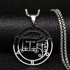 Goetia Seal Satan Pendant Necklace — Stainless Steel