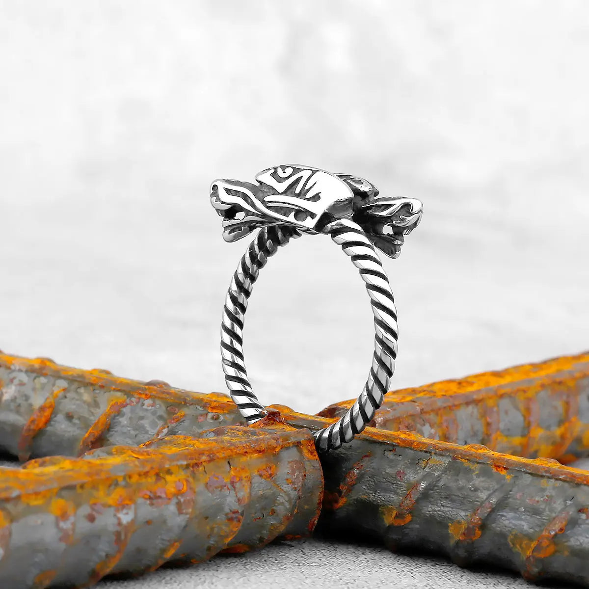 Ring Viking Wolf Stainless Steel