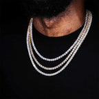 Tennis Chain Necklace Stainless Steel 3/4/5MM