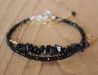 Black Tourmaline Empath Protection Bracelet for Women