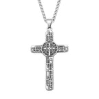 Vintage Jesus Cross Pendant — 316L Stainless Steel