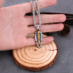 Gungnir Spear Valknut Norse Pendant Necklace — Stainless Steel