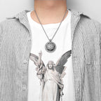 Judaism Star of David Stainless Steel Men Women Necklaces Pendants Chain Punk Trendy Amulet Jewelry Creativity Gift Wholesale