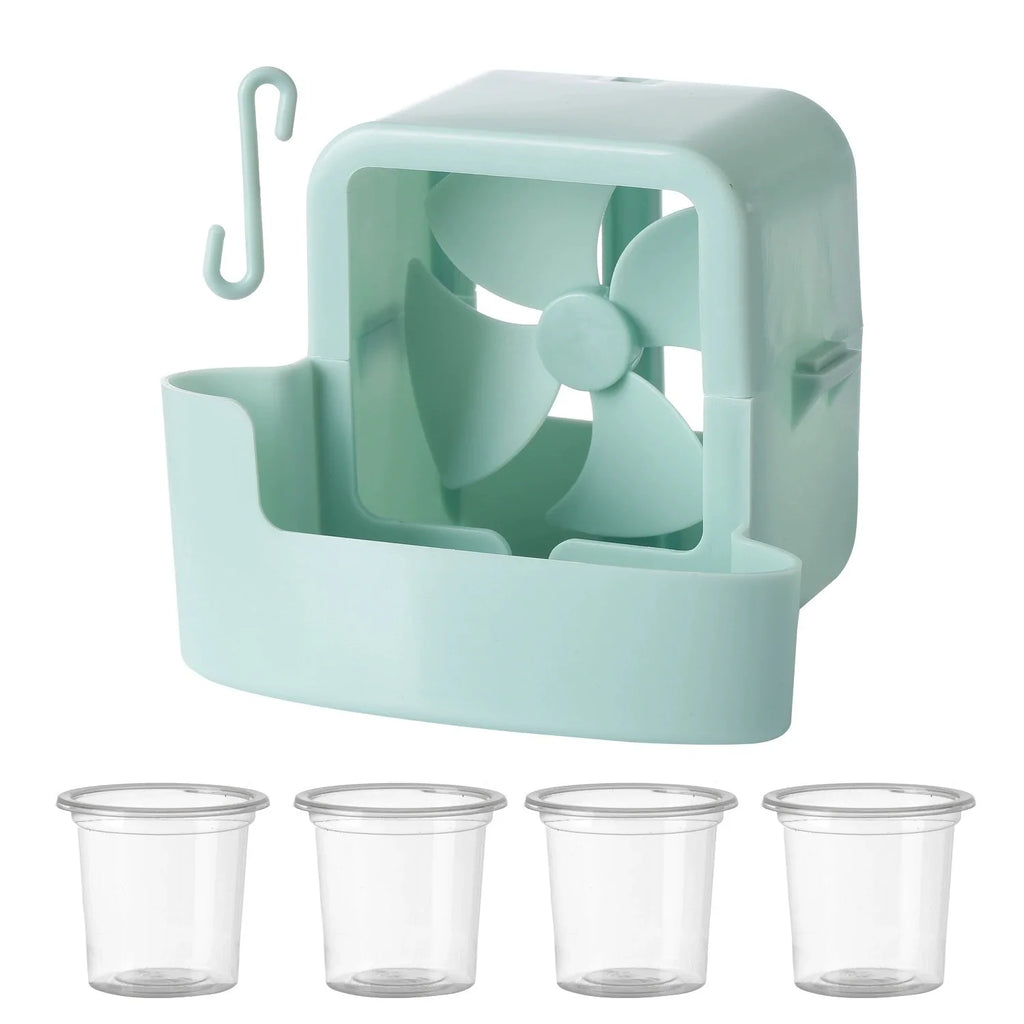 Fan Humidifier Cooler, Household Floor Fan with Water Cooling, Dorm Desktop Mini Air Conditioner Fan, Summer Heat