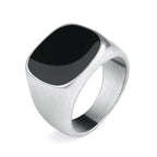 Smooth Signet Ring — Stainless Steel