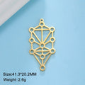 Dawapara Mystic Kabbalah Tree of Life Spiritual Amulet Pendant Stainless Steel DIY Charms for Jewelry Making Hanukkah Gifts