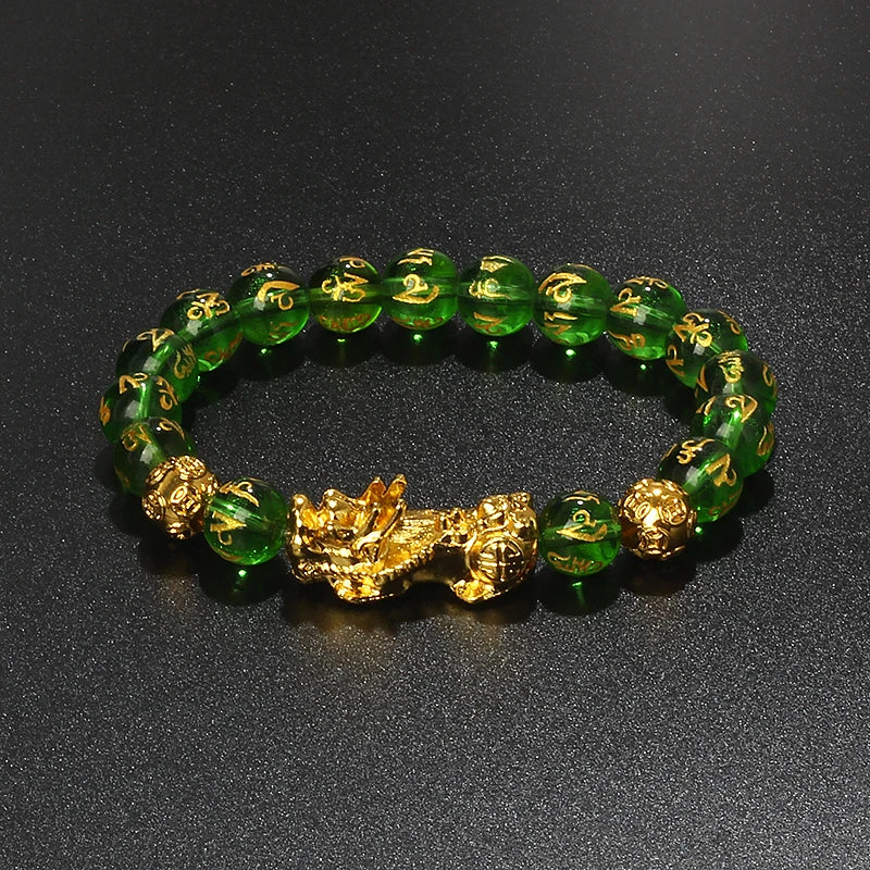 Color-Changing Natural Stone Pi Xiu Beaded Bracelet