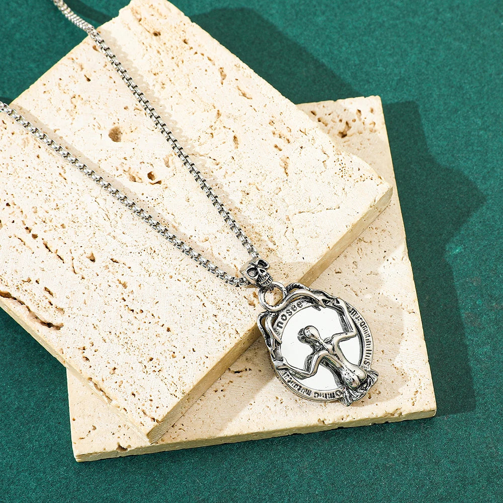 Gothic Skull Pendant Necklace