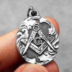 Masonic Pendant Necklace — Stainless Steel