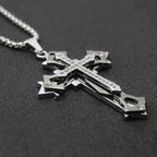 Cross Stainless Steel Pendant Necklace
