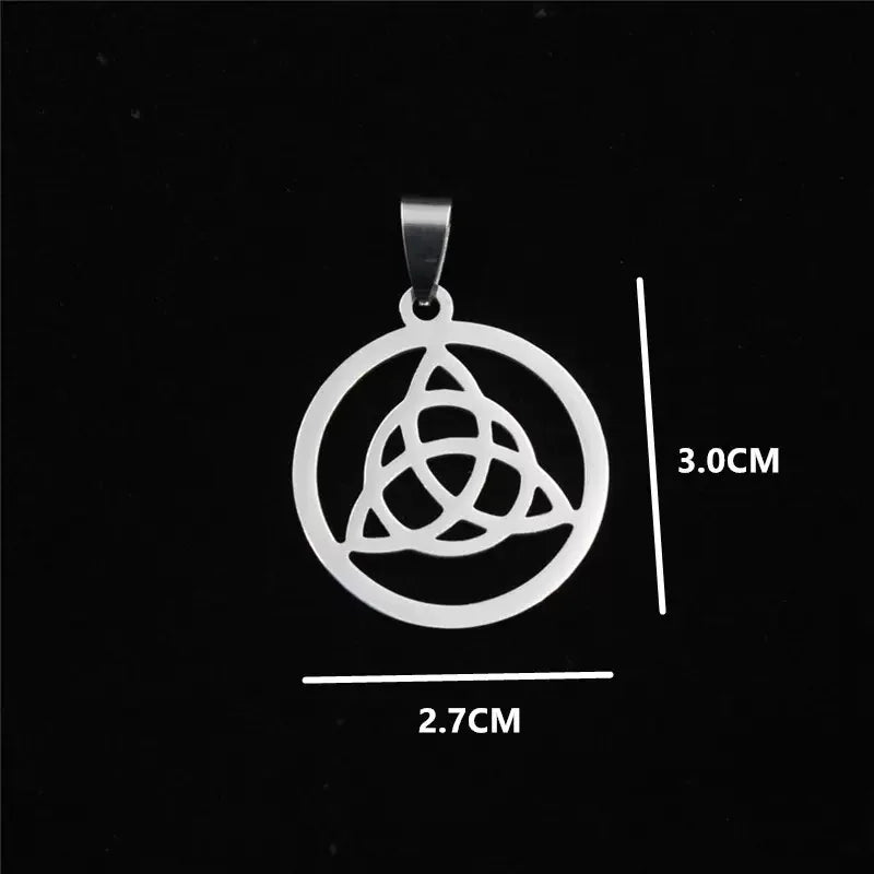 Ankh Cross Pendant Necklace — Stainless Steel