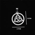 Ankh Cross Pendant Necklace — Stainless Steel