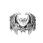 Gothic Skull Demon Bat Ring — Stainless Steel