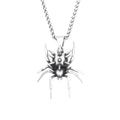 Gothic Vintage Stainless Steel Spider Pendant Fashion Punk Unique Animal Necklaces For Men Women Party Jewelry