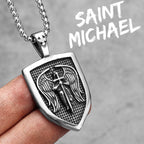 Archangel Michael Pendant — Stainless Steel